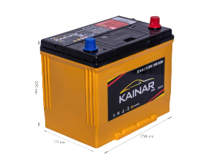 Акумулятор стартерний 6СТ-75 АПЗ (-/+) KAINAR ASIA